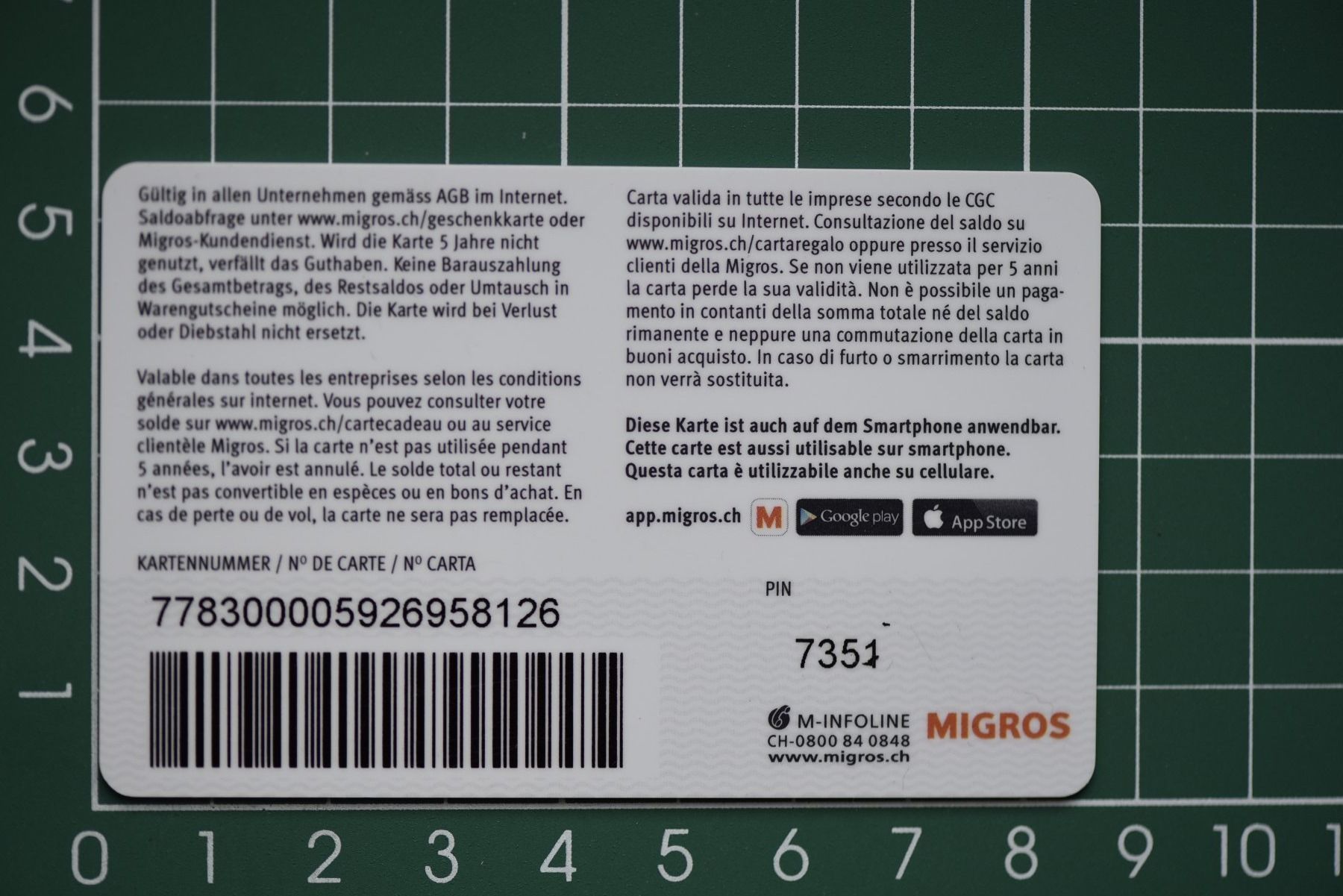 Cartoline: geschenkkarte – Usato da Laupen BE venduto da Gufi57 1