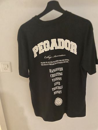 Pegador College Association T-Shirt, Schwarz, Grösse XS