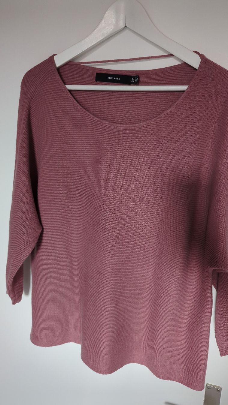 Pulls & Sweat-shirts: Trendiger Strickpullover in Altrosa, Grösse M, U-Boot – D'occasion à Neuheim par sh0_gbz7