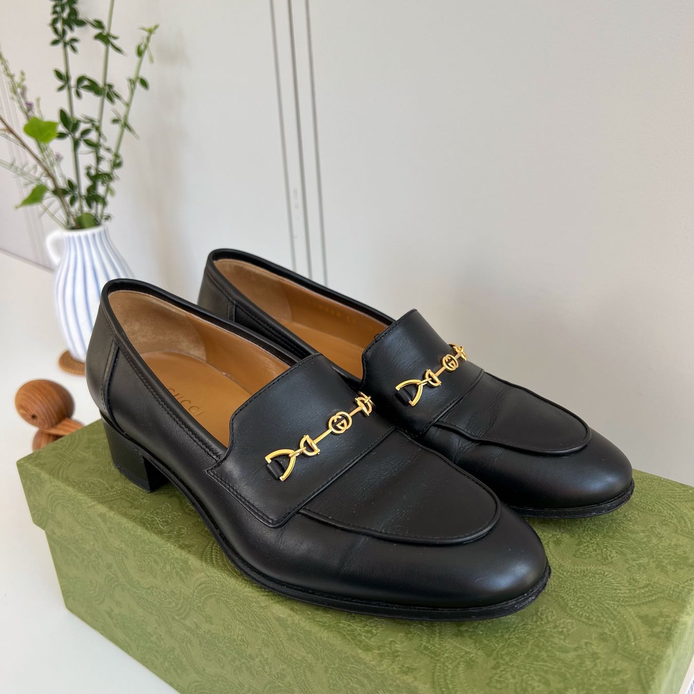 Gudrun Sjöden Scarpe da donna: Gucci Block Heel Horsebit Loafers, 36 – Usato da Zürich venduto da camenk