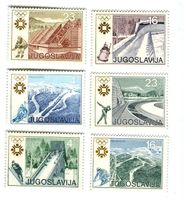 Briefmarken Olympische Spiele. Jugoslawien