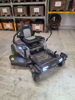 EGO Z6 ZT4200E-L Zero-Turn Aufsitzmäher – nur 10 h + Grasfan