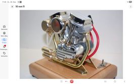 Harley-Davidson Modell-Motor Panhead Benzinmotor M 1:5 Neu!