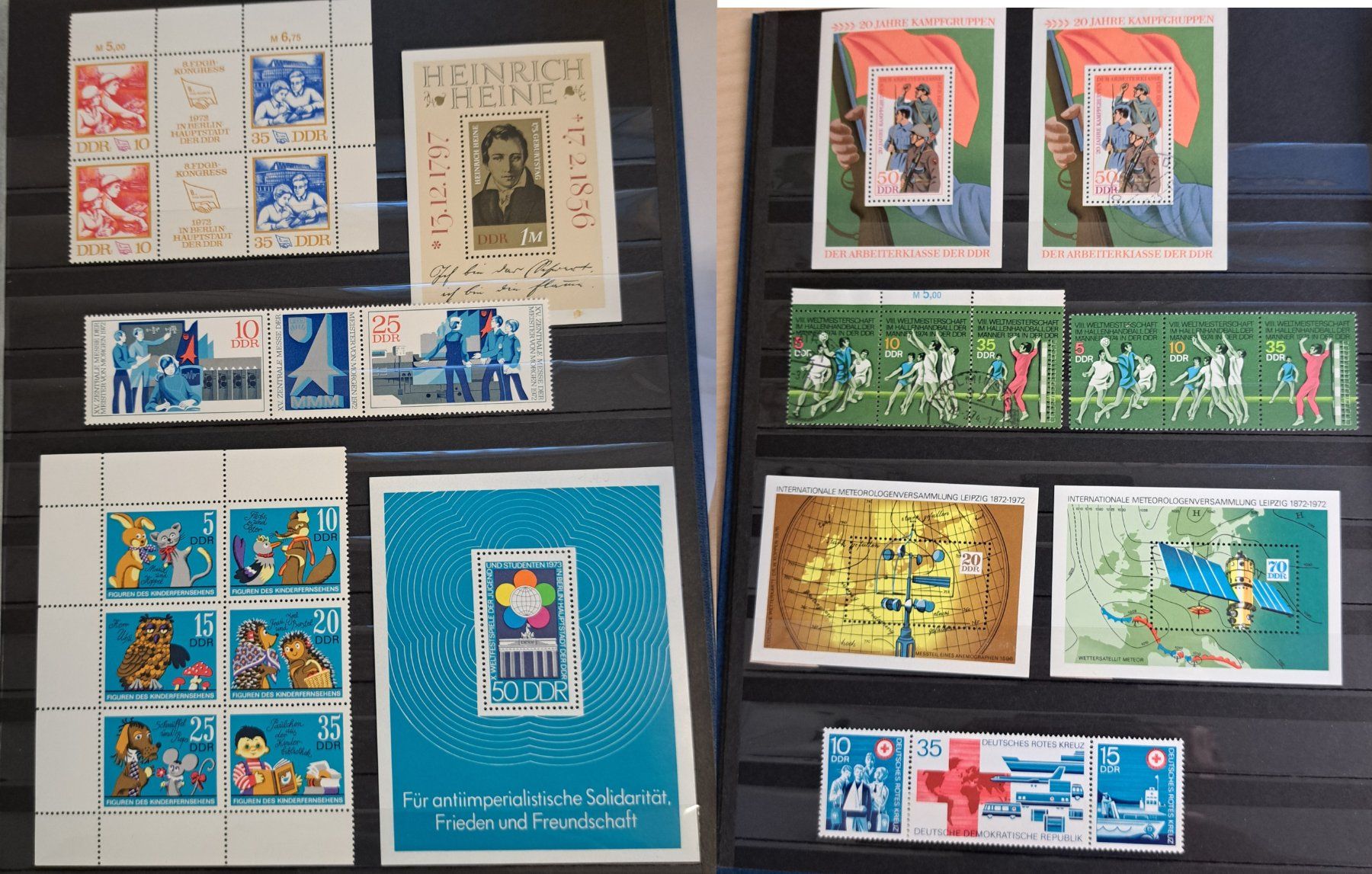 Tutti i francobolli: Briefmarkenalbum, Blocks, Bogen "DDR" – Usato da Münchwilen AG venduto da Nesar 3