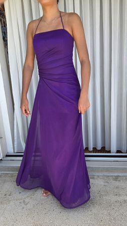 Langes lila Abendkleid Gr. S  Neuwertig Festlich & Elegant