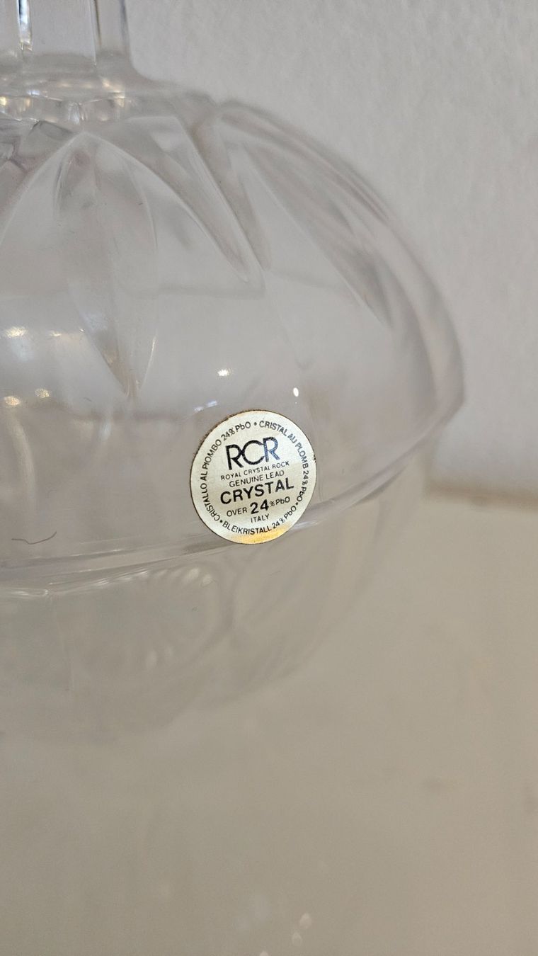 Contenitori & Simili: Contenitore in cristallo RCR con coperchio – Usato da Melano venduto da H-Sara 2
