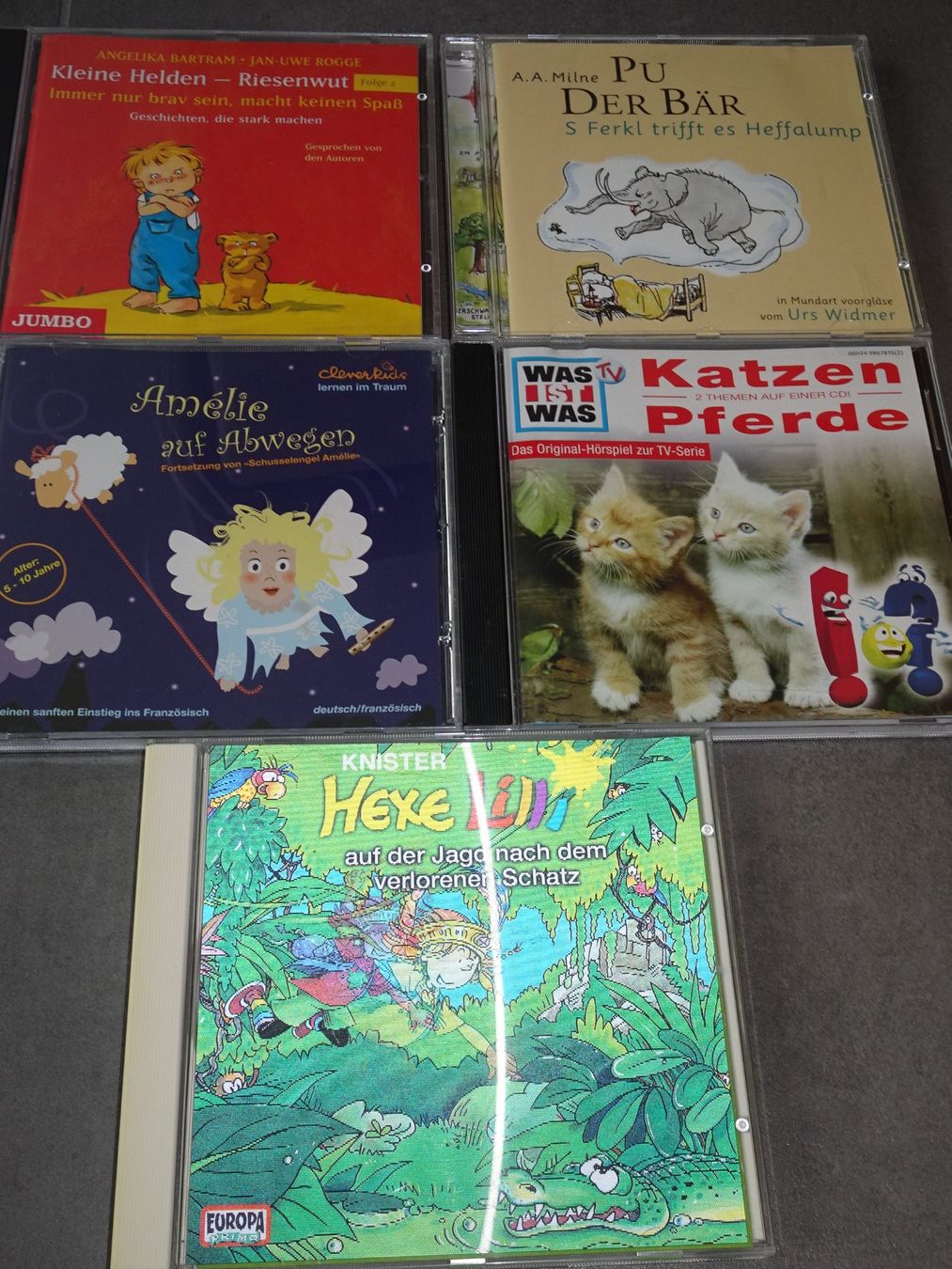 CD: Kinder Hörspiele CD Sammlung, 5 Stk. – Usato da Bassersdorf venduto da Brilliance