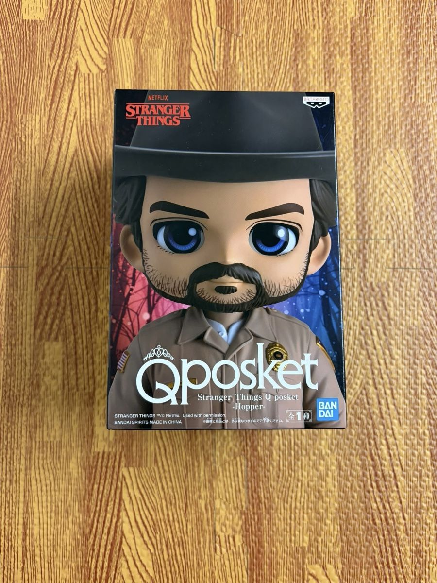 Statuette: Stranger Things - Q Posket - Hopper – Nuovo e nell'imballaggio originale da Wilen b. Wollerau venduto da AkihabaraCollection 1