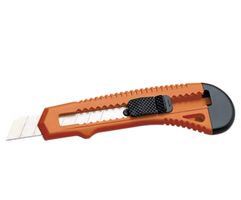 1Pack a 48 Schneidemesser, mit 7 Klingenabschnitten, orange