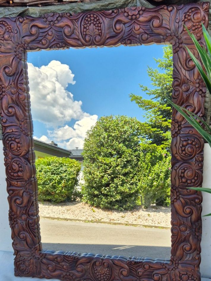 Specchi: Miroir mural en bois sculpté – Usato da Fully venduto da tameab 3