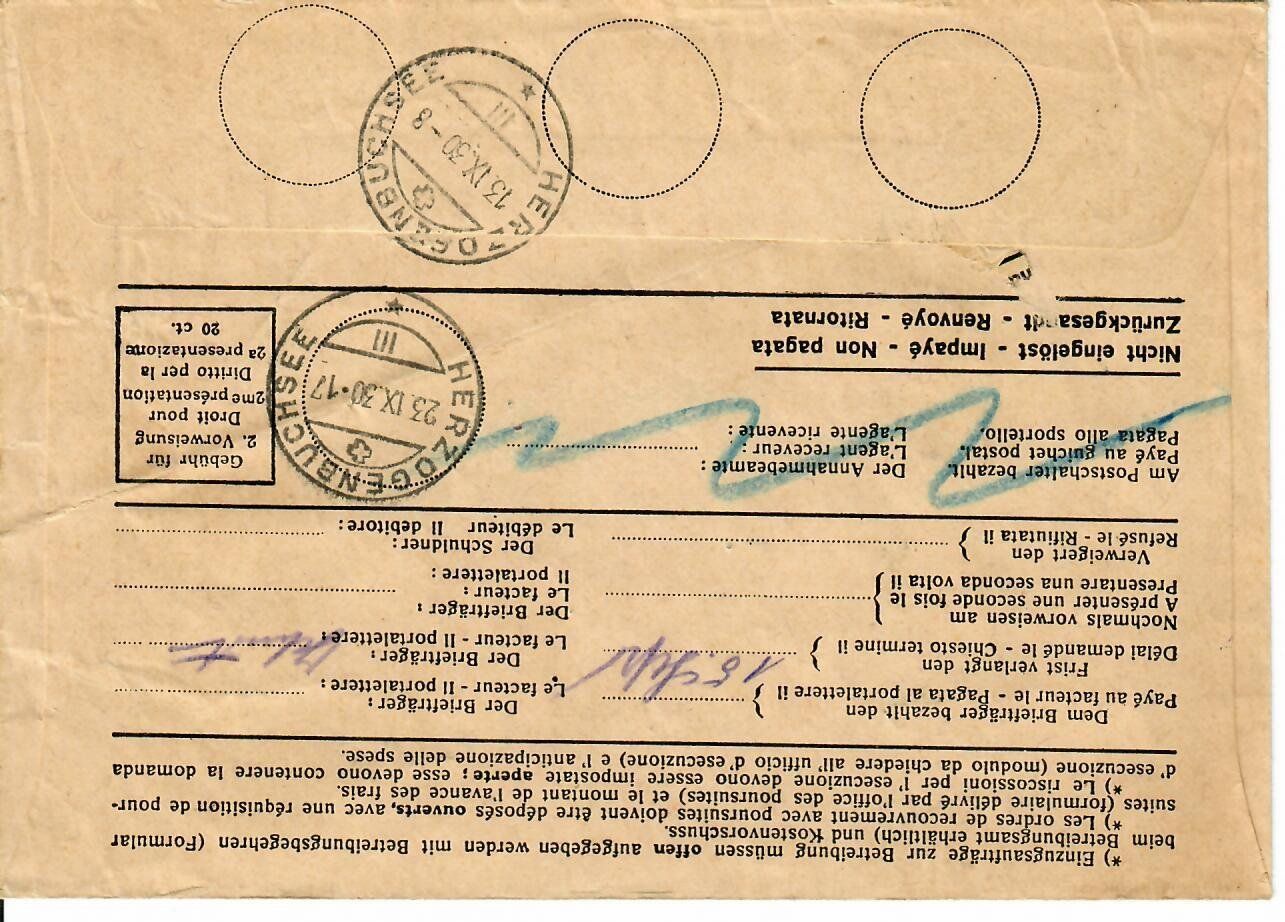 Tutti i francobolli: R - Brief, Solothurnische Leihkasse - nach Herzogenbuchsee – Usato da Hochdorf venduto da Ziegel-16 1