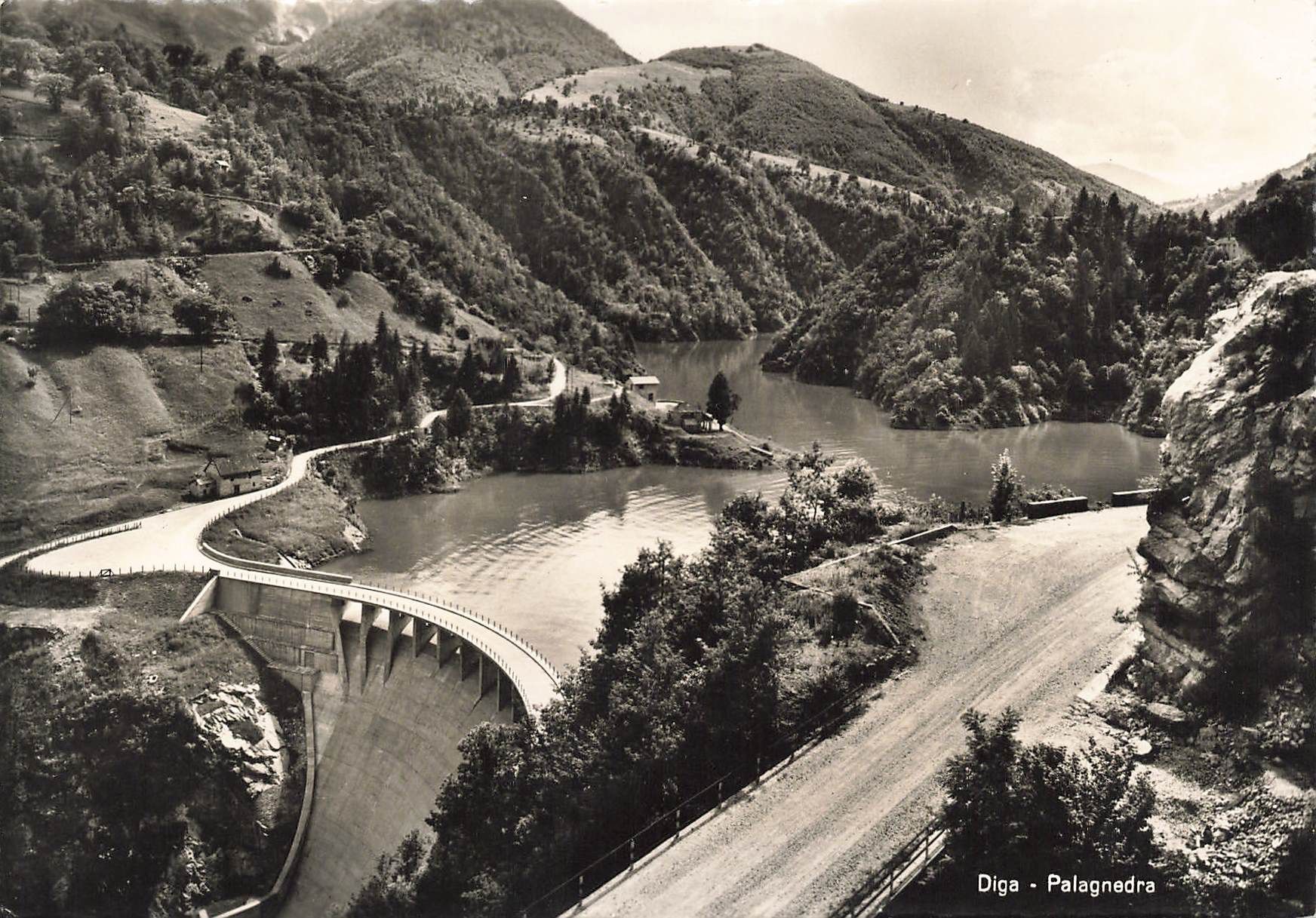 Cartoline postali: Diga Palagnedra Damm Centovalli Camedo G – Usato da Biasca venduto da Blenio71