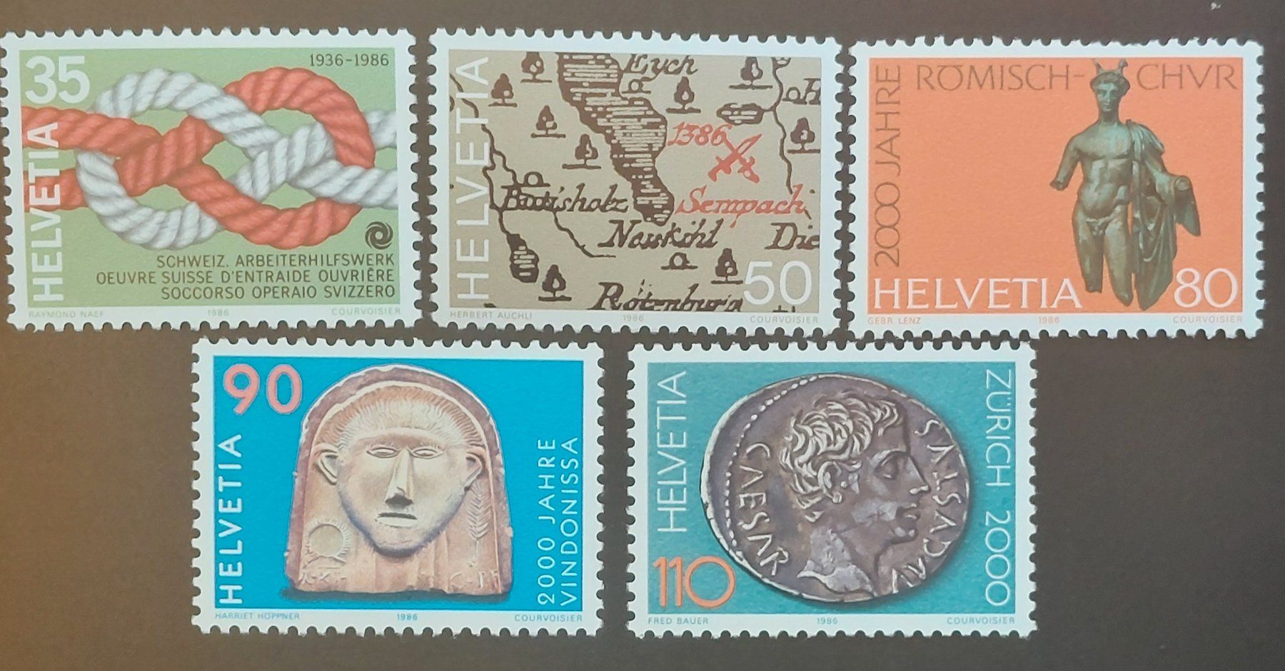 Tutti i francobolli: 1985 Sonderpostmarken 720-724** postfrisch – Nuovo (secondo la descrizione) da Seltisberg venduto da SueJan