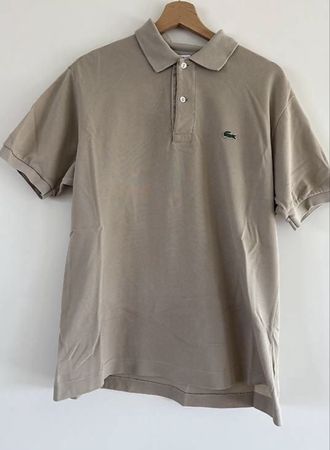 Vintage Lacoste Polo beige 5/L