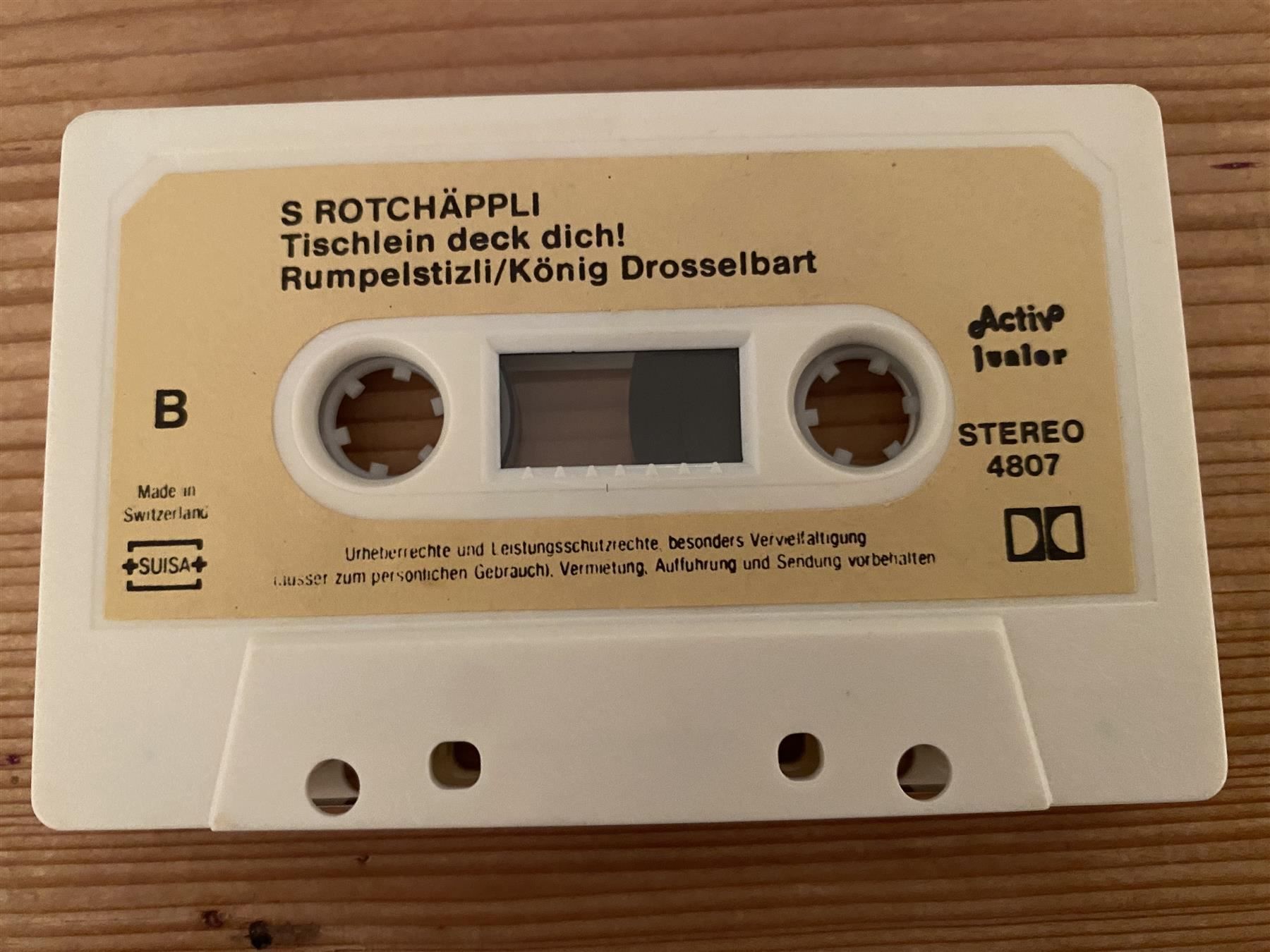 Musicassette: Kassette – S Rotchäppli – Usato da St.Gallen venduto da kingsamas 6