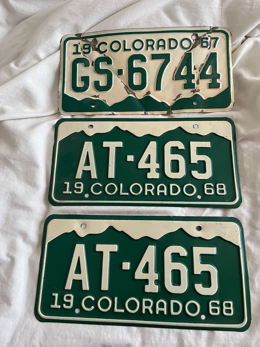 Schilder: Autokennzeichen Colorado – Gebraucht aus Jona von m.brun