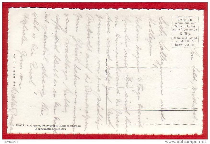 Cartoline postali: HEIMENSCHWAND – Usato da Grüningen venduto da Kartenlaube 1
