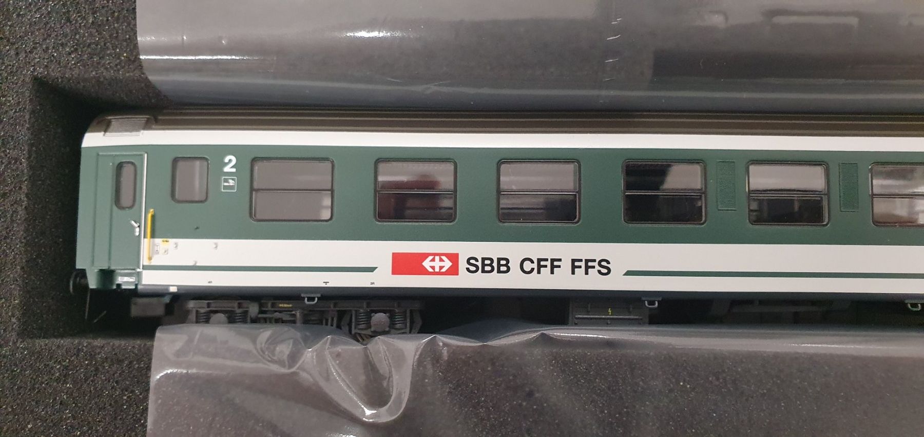 LS Models Modellini di ferrovie: LS Models 47214 SBB Set UIC-X Bpm RIC – Nuovo e nell'imballaggio originale da Würenlos venduto da juruth 3