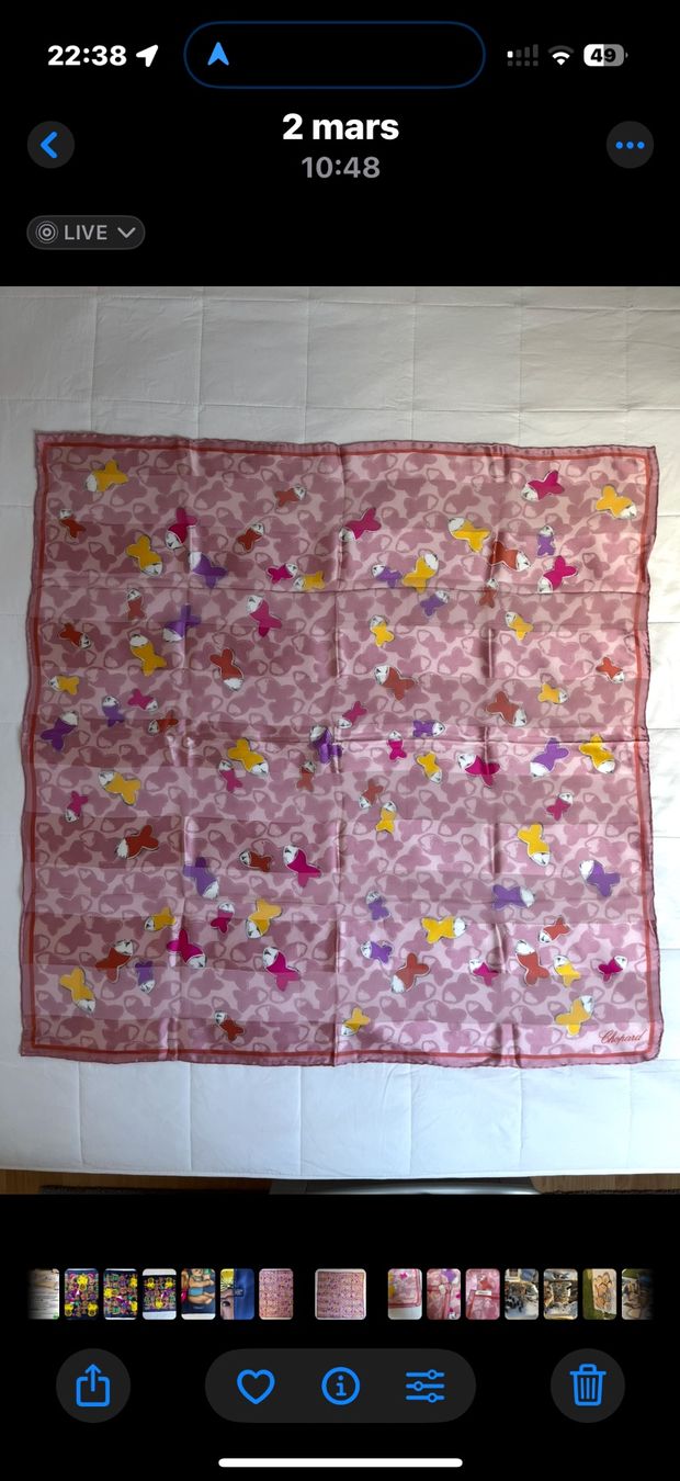 Chopard Foulard & Sciarpe: Foulards Chopard neufs – Nuovo e nell'imballaggio originale da Goumoens-la-Ville venduto da SandieF 1