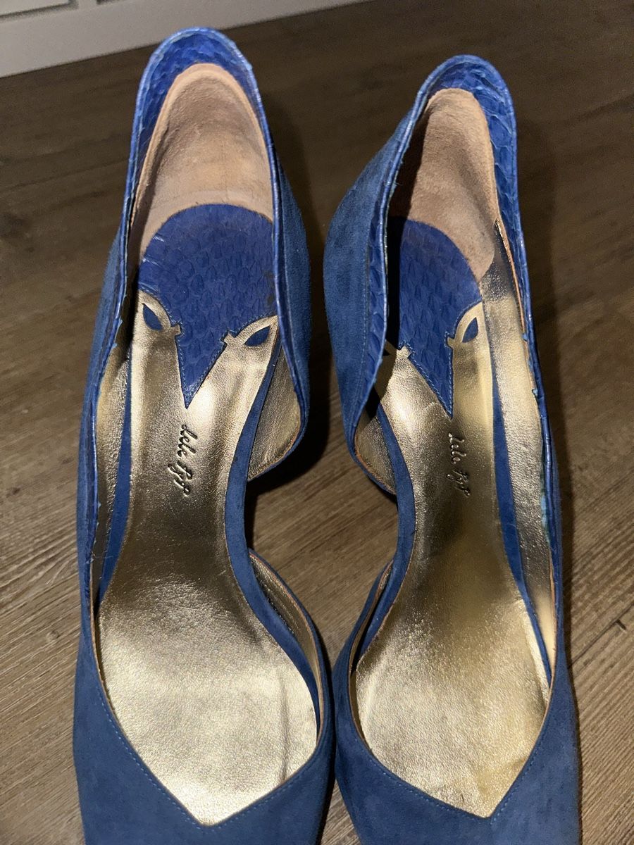 Damenschuhe: Blaue High-Heels von Vero Cuoio – Gebraucht aus Bassersdorf von cel_2n7l 1