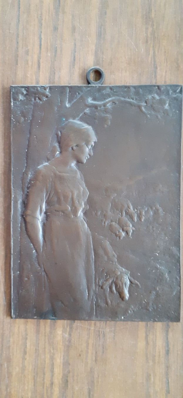 Skulpturen & Statuen: Antikes Relief bukolische Szene – Gebraucht aus Mörschwil von antiksalon 2