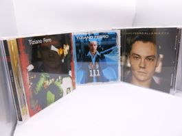 3 CDs Tiziano Ferro: Rosso Relativo + 111 +  Alla Mia Eta