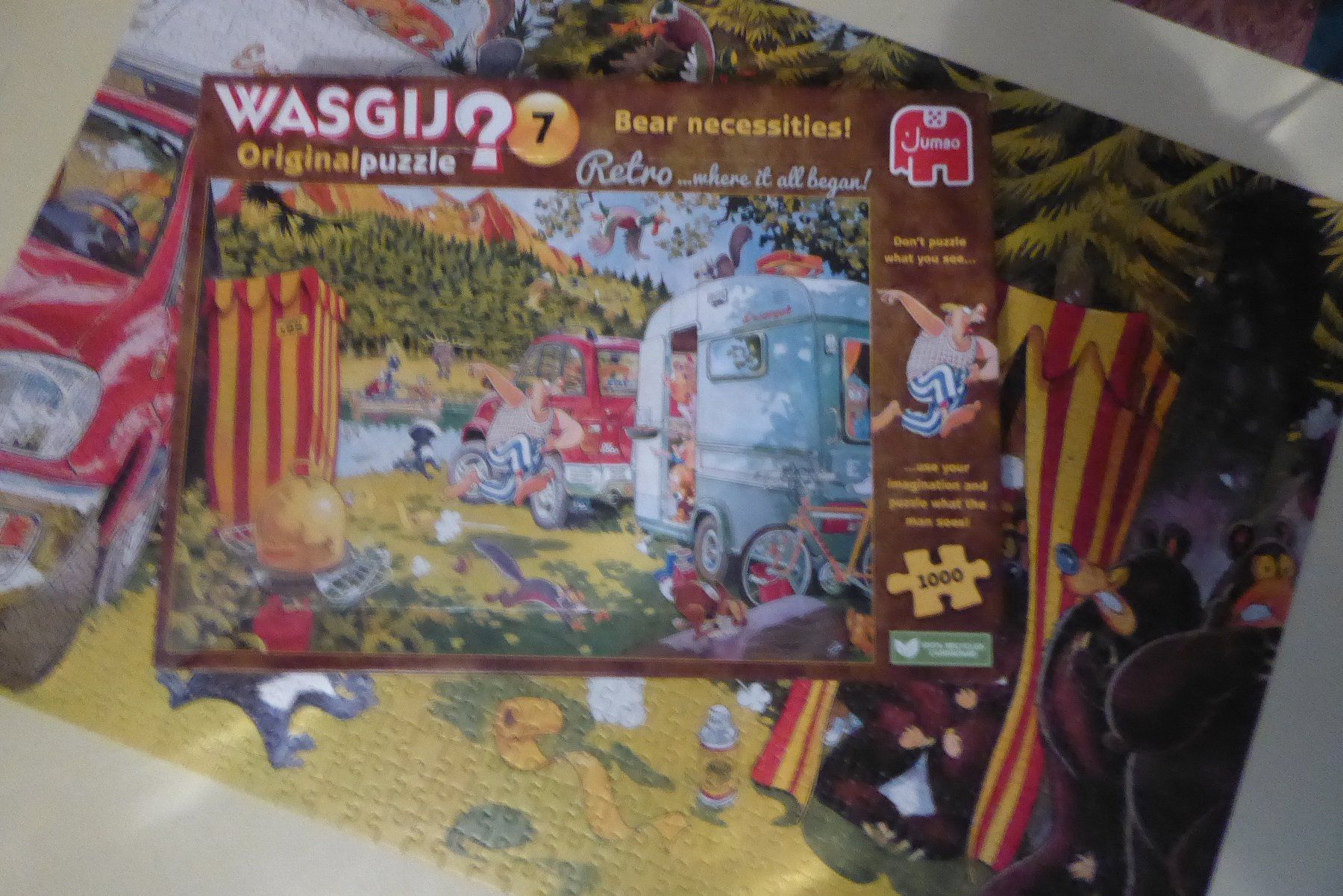 Wasgij Puzzles: Puzzle 1000 Teile WASGIJ Camping – Gebraucht aus Sargans von Benziner