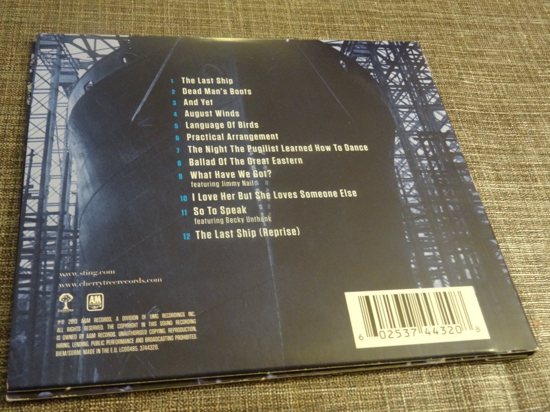 CD: Sting - The Last Ship CD – Usato da Olten venduto da Disc-Ausverkauf 1