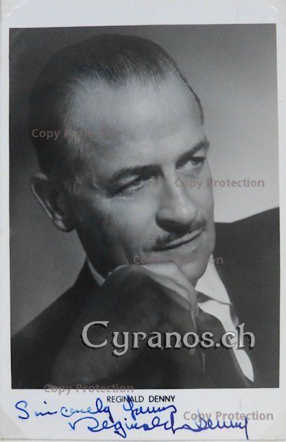 Autogramme: Reginald Denny (1891-1967) Schauspieler - Autogramm – Gebraucht aus Dietikon von cyranos1