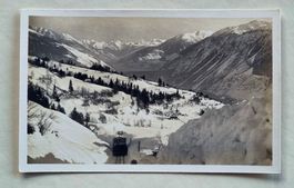 Montana - Funiculare - Standseilbahn im Winter
