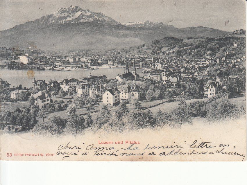 Cartoline postali: Luzern 1905 – Usato da Bürglen TG venduto da StampGraf