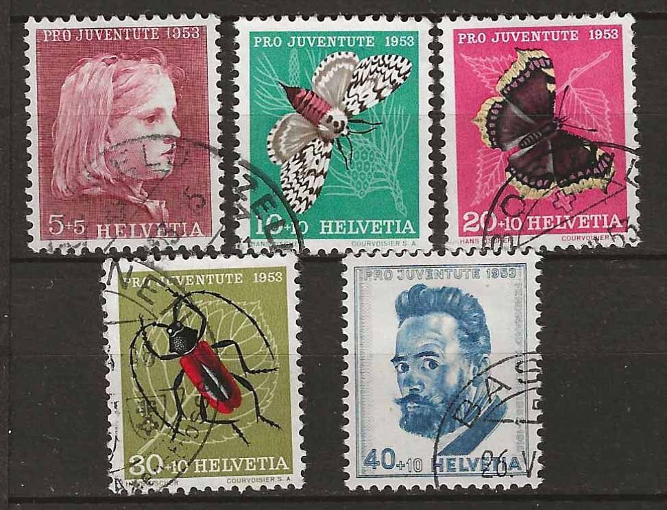 Tutti i francobolli: PJ053 - Pro Juventute 1953 obl. – Usato da Trélex venduto da Phil_Albert