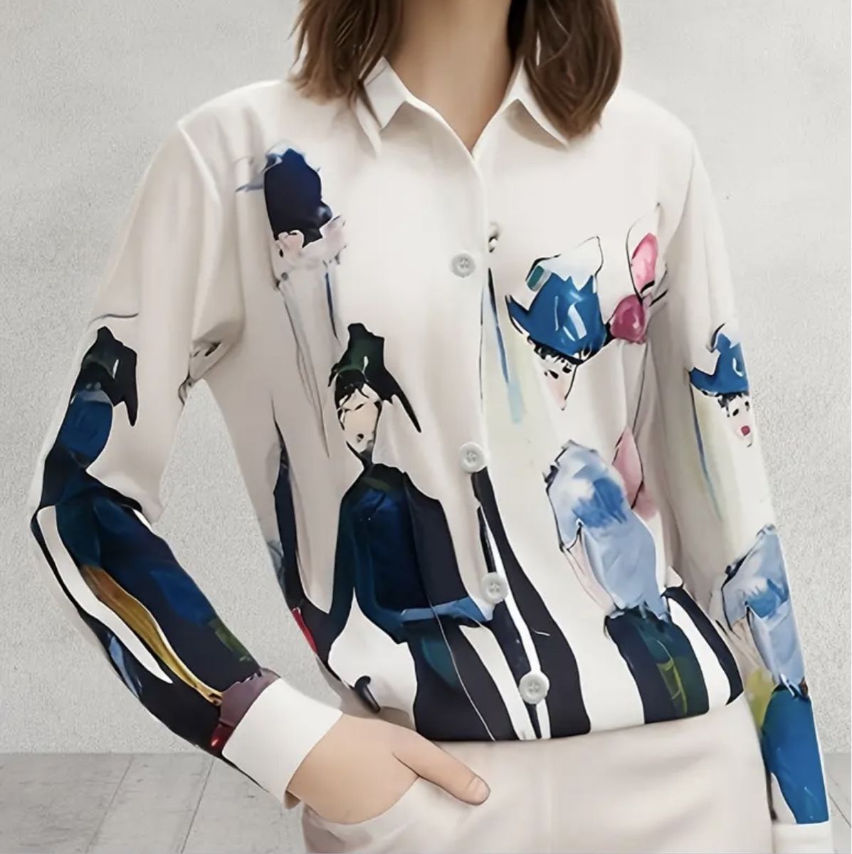Camicie: Chic e particolare camicia-tg S/M-nuovo stile – Nuovo e nell'imballaggio originale da Gordevio venduto da LanaZimm 1