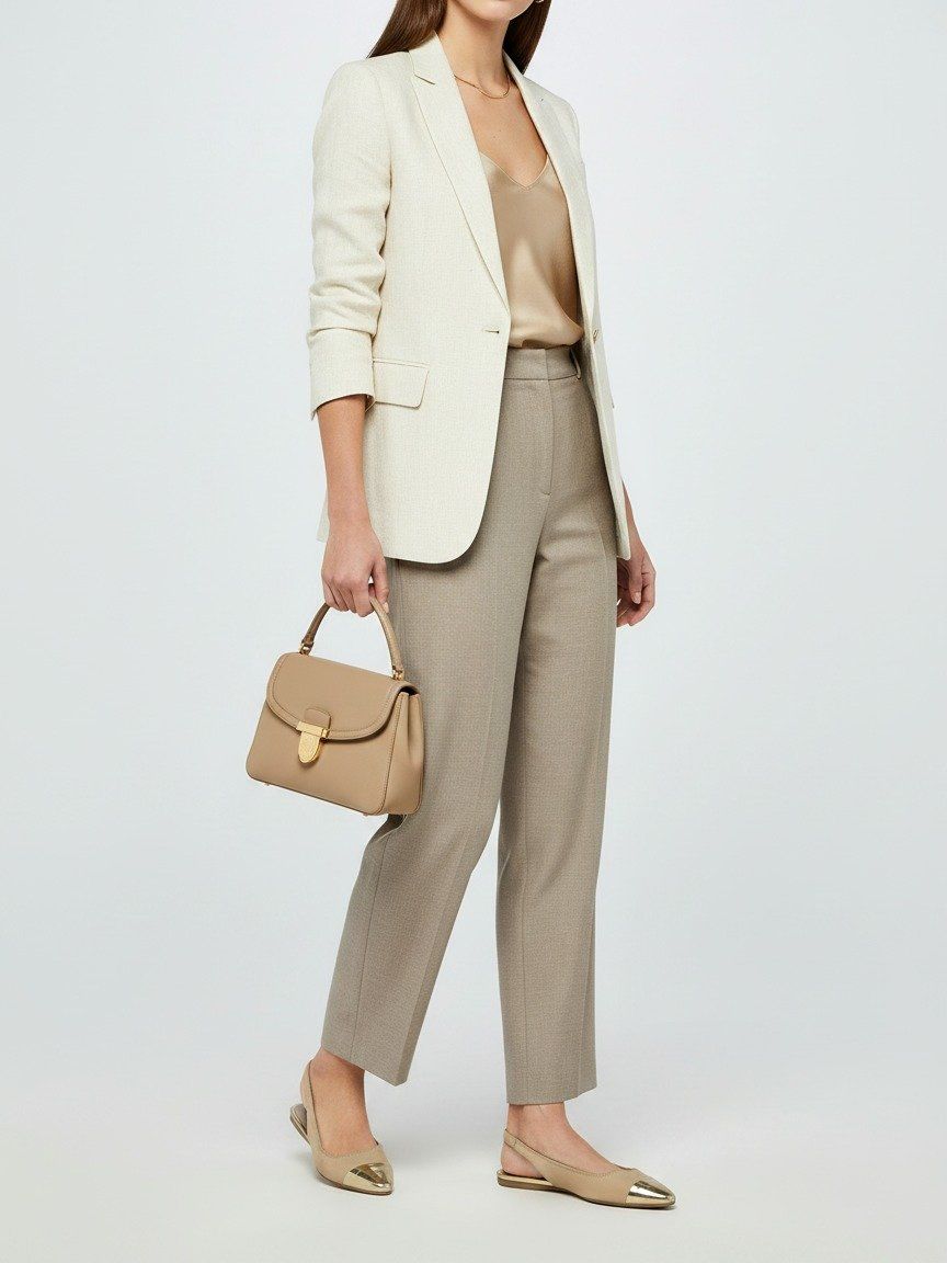 Prada Damenschuhe: Prada Cap-Toe Slingback Ballerina EU 37 Beige – Gebraucht aus Zürich von shoe_shop 1