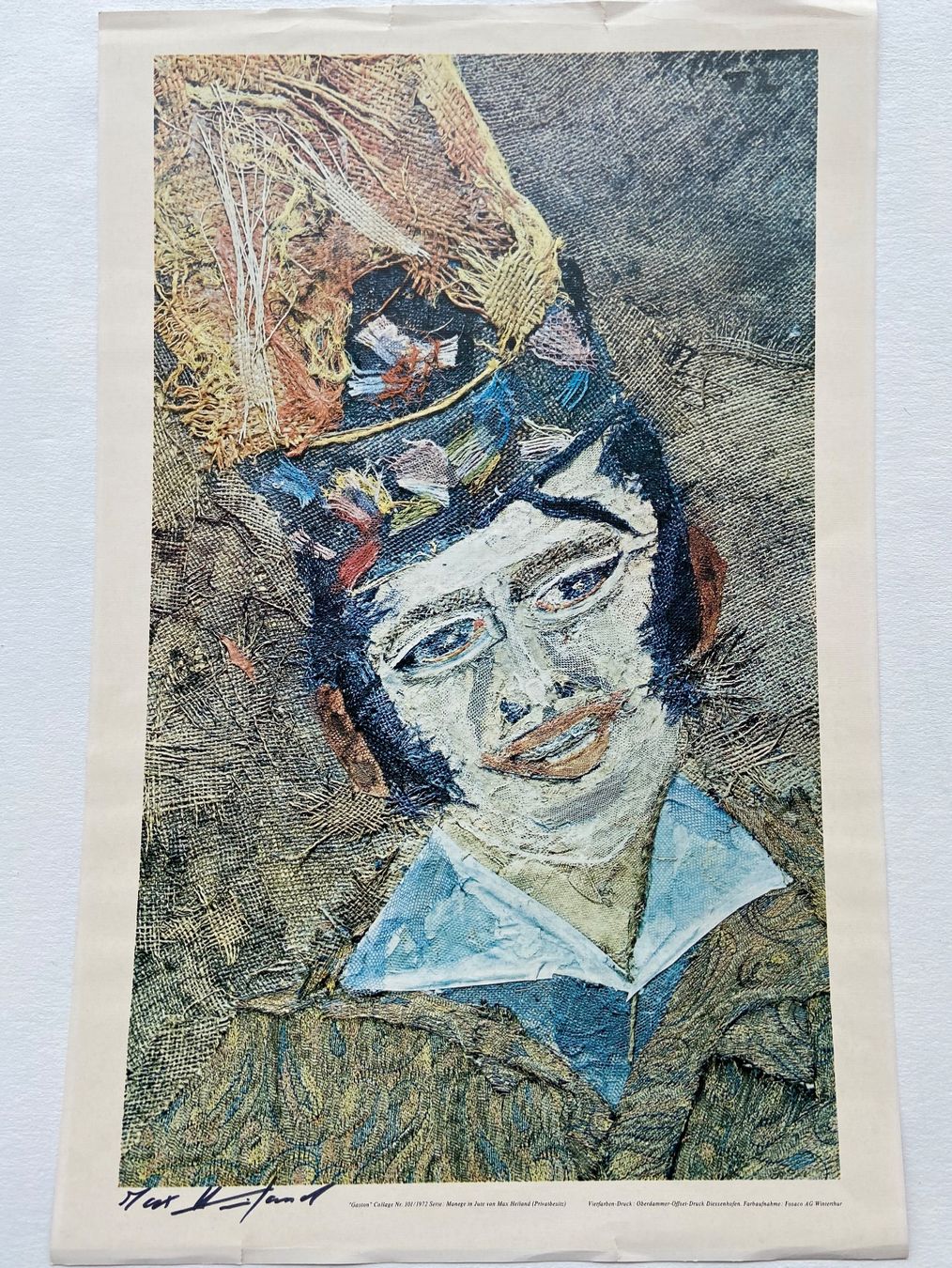 Foto & Immagini: Max Heiland, "Gaston", Vier-Farben-Druck, handsigniert – Usato da Lenzburg venduto da han_bx8b