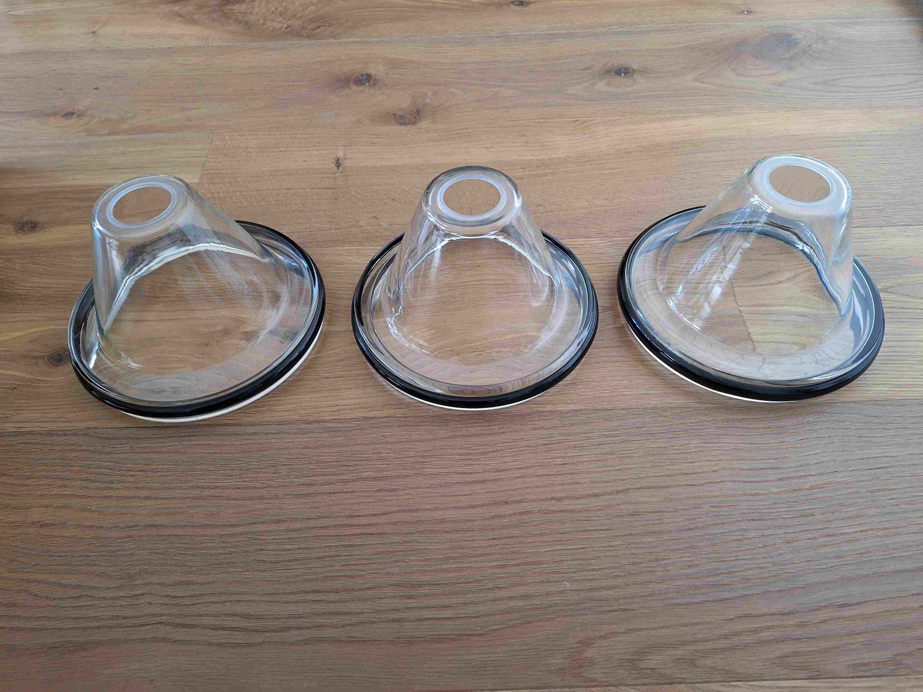 Lampadari & plafoniere: 3-er Set handgefertigte Murano Esstisch Deckenlampen – Usato da Wichtrach venduto da Guru22