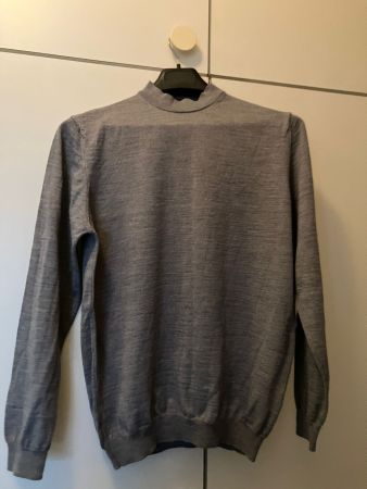 Pullover grigio tg.L Zara misto lana