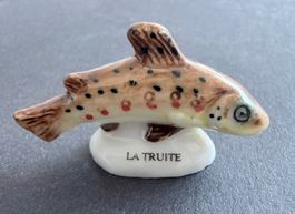 Fève truite en porcelaine bon état