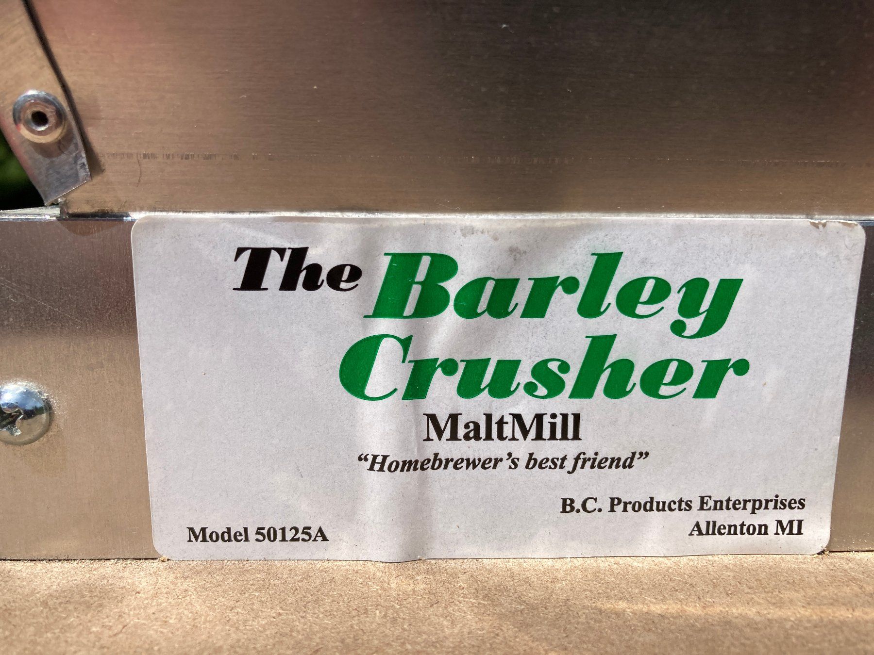Küchengeräte: Malzmühle "Barley Crusher" für Biergerste – Gebraucht aus Richterswil von Um12345 1