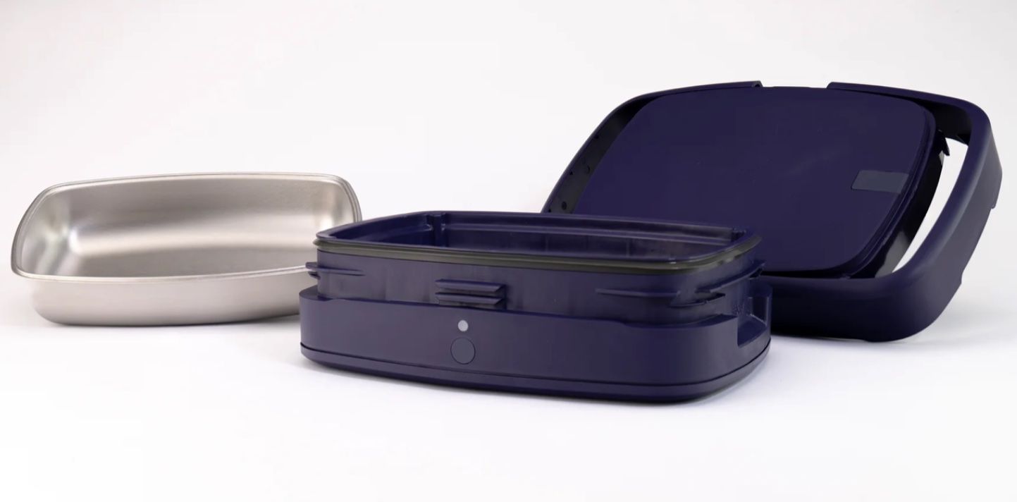 Contenitori & Simili: Steasy - Lunchbox mit Wasserdampf, Farbe Purple-Ginger – Nuovo e nell'imballaggio originale da Zürich venduto da summertime01 2