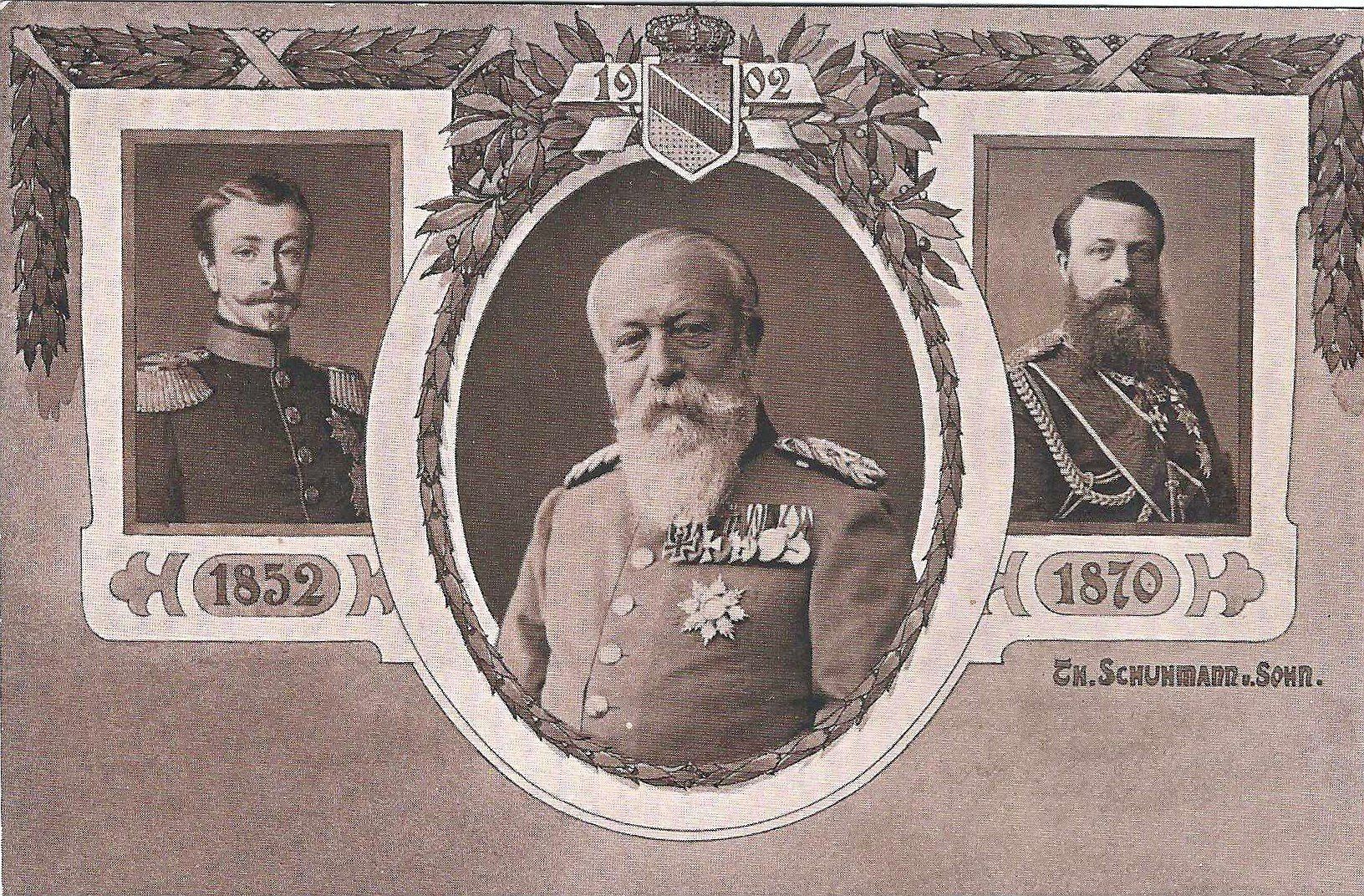 Cartoline postali: Grossherzog Friedrich von Baden – Usato da Buchs AG venduto da Baerfisch