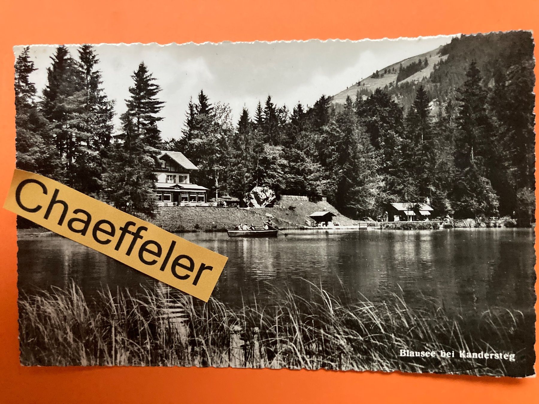 Cartes postales: 1952 Blausee bei Kandersteg – D'occasion à Zürich par Chaeffeler