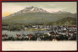 Luzern und  die  Pilatus   (  LUZERN 13.IX.06  )
