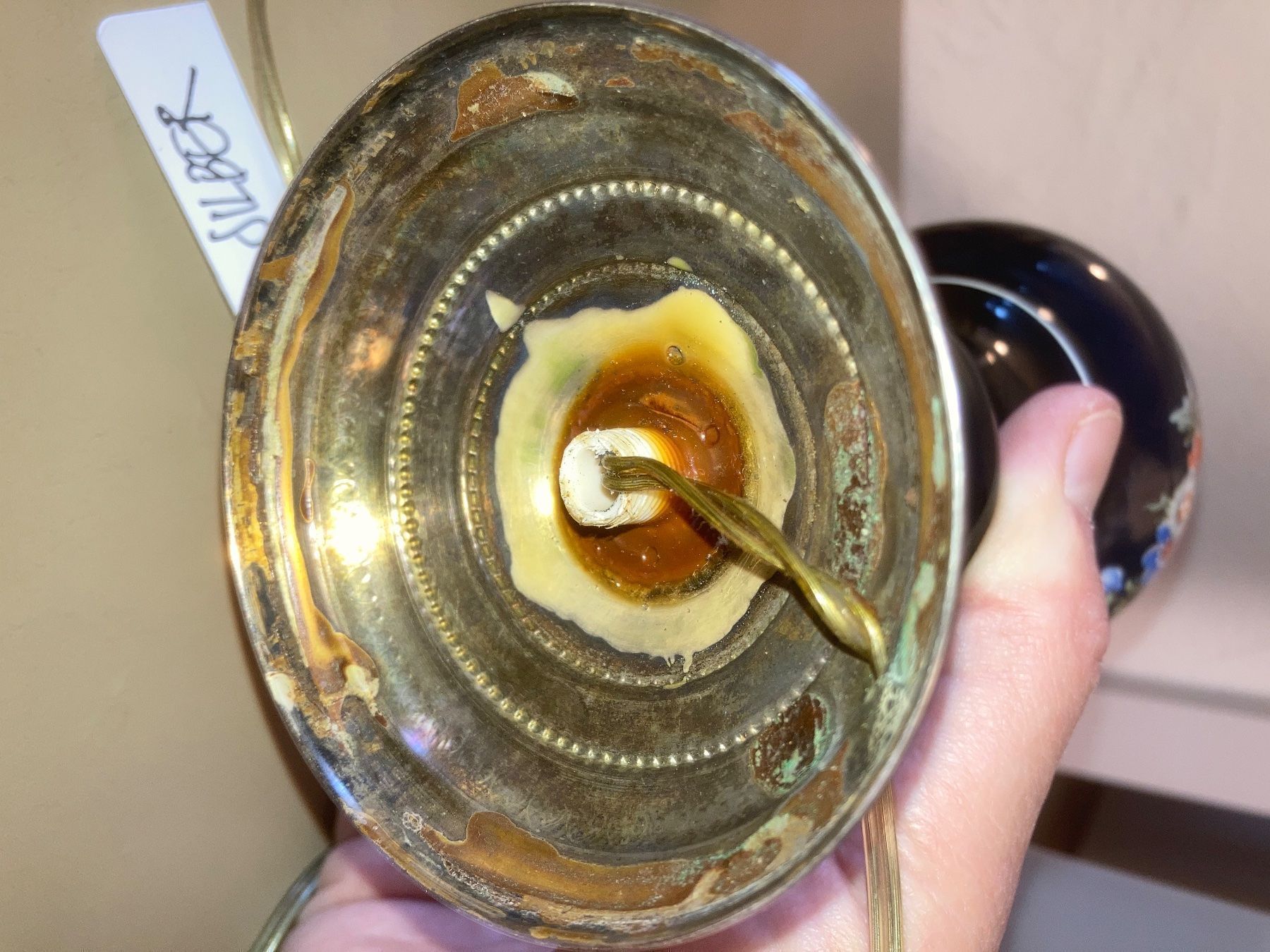 Lampade: Tischlämpli, Silber, Druckschalter, E14 – Usato da Neftenbach venduto da 889095 5