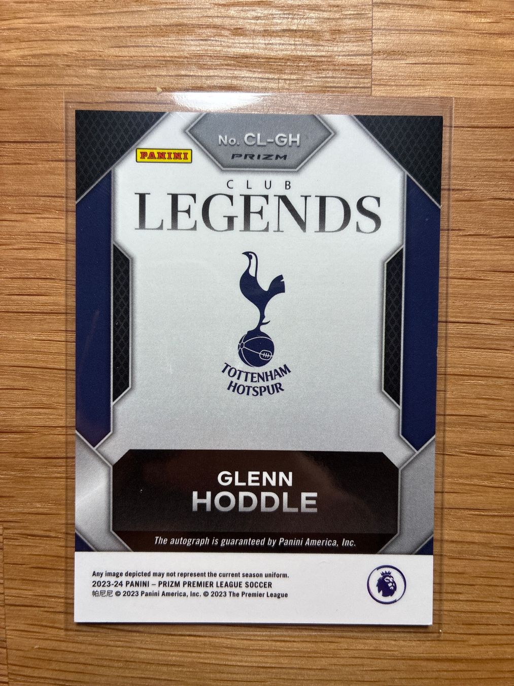 Topps Carte collezionabili: Panini Prizm Glenn Hoddle Tottenham Autogramm Green – Usato da Wangenried venduto da Garagara 1