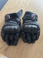 Motorradhandschuhe Leder schwarz Grösse M/8 guter Zustand