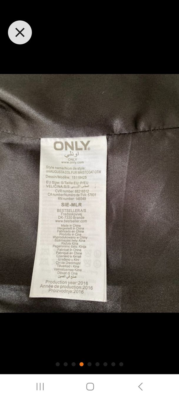 Only Gilet & Giacche senza maniche: ONLY Kunstfellweste Grösse S – Usato da Bolligen venduto da teqila211 3
