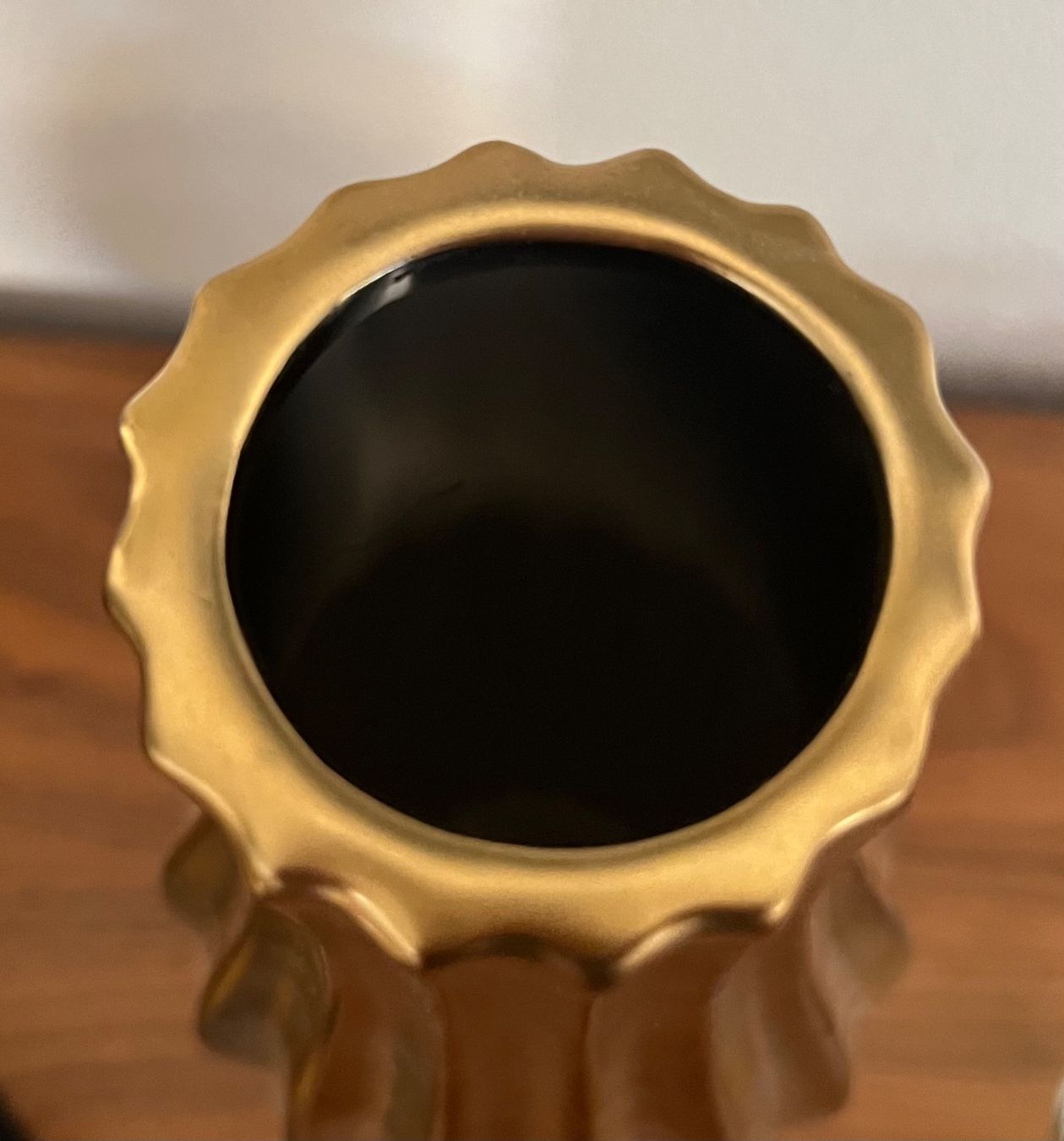 Vase & Récipients: Deko Vase, vergoldet, 30 cm – D'occasion à Kloten par SANTALA23 2