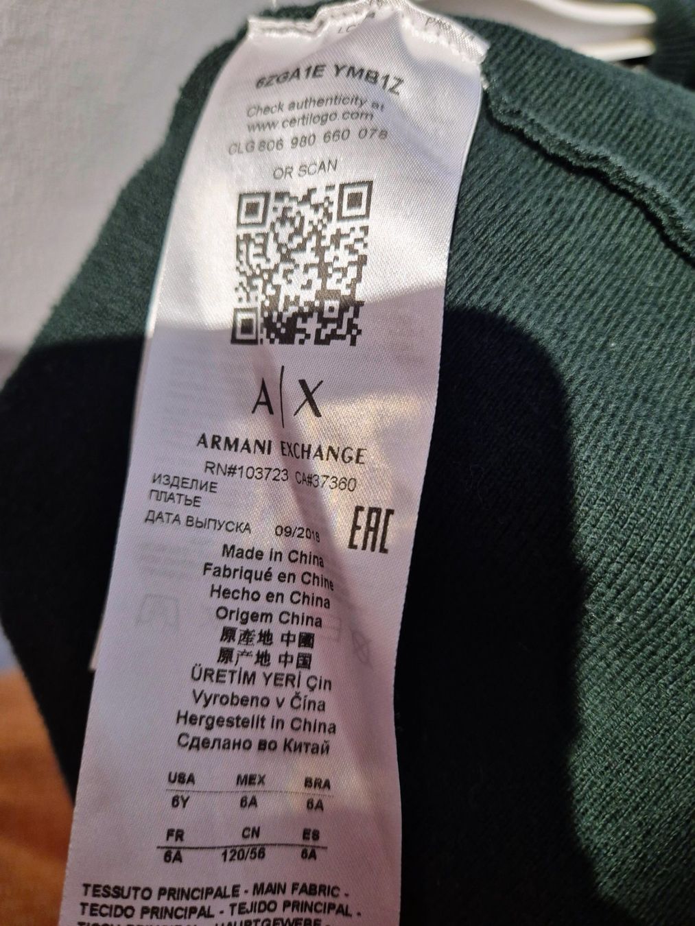 Vestiti & Gonne: Armani Exchange Kleid, 6 Jahres – Nuovo (secondo la descrizione) da Wettswil venduto da sacalu007 2