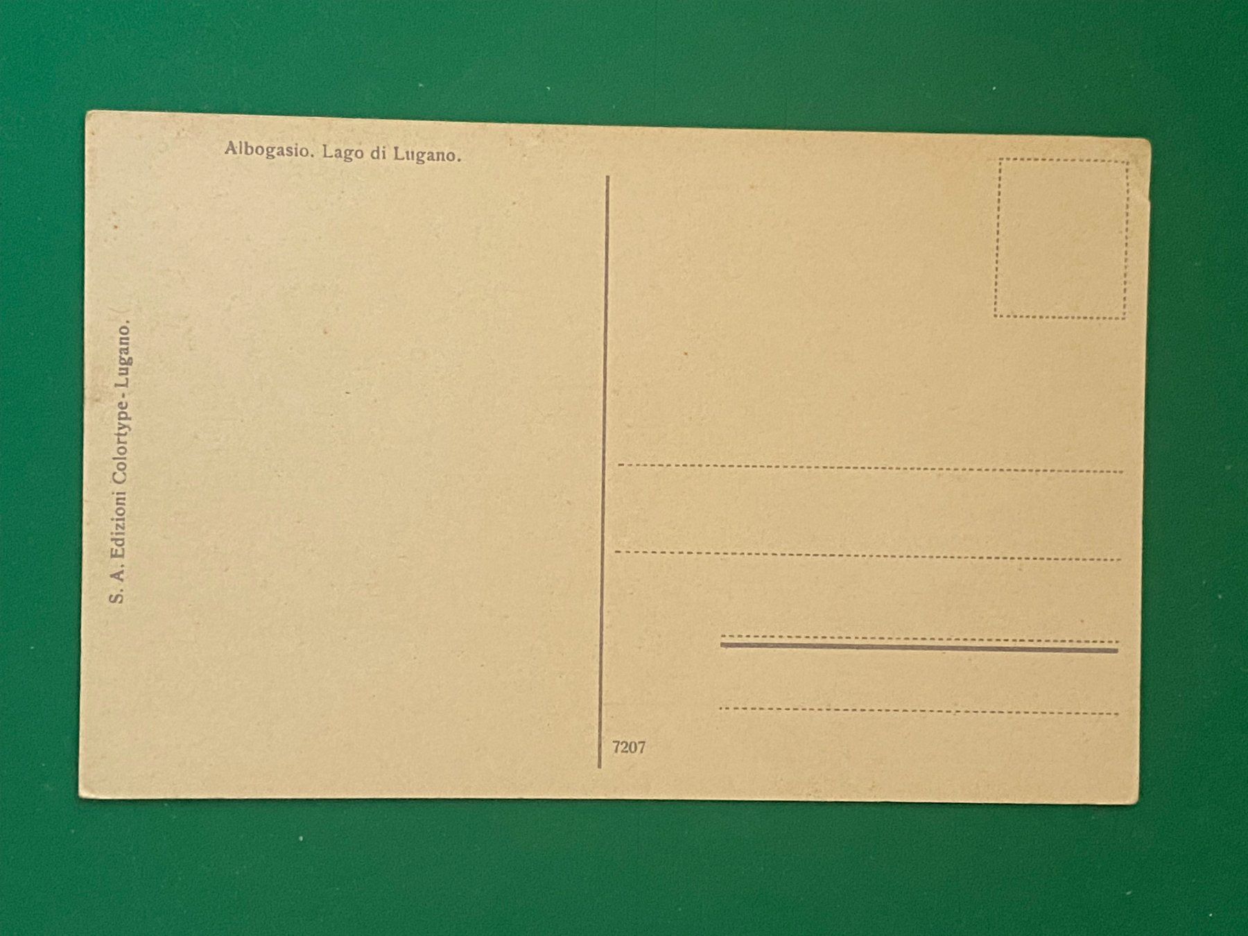 Ansichtskarten: Albogasio - Lago di Lugano – Gebraucht aus Steg VS von danwer74 1